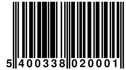 5 400338 020001