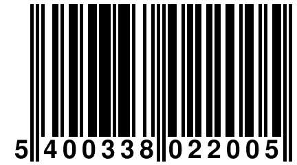 5 400338 022005