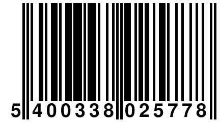 5 400338 025778