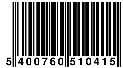 5 400760 510415