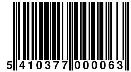5 410377 000063