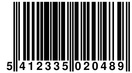 5 412335 020489