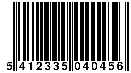 5 412335 040456