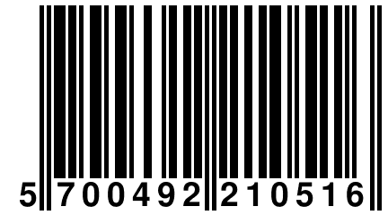 5 700492 210516