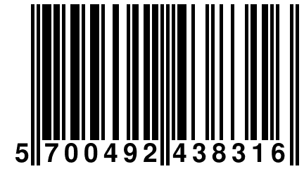 5 700492 438316