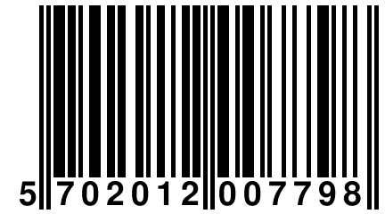 5 702012 007798