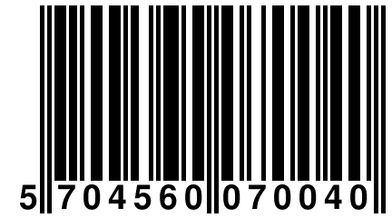 5 704560 070040