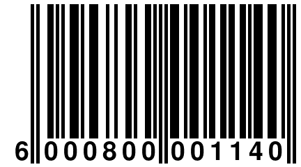 6 000800 001140