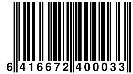 6 416672 400033