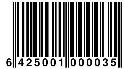 6 425001 000035