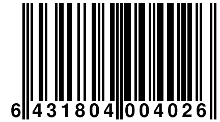 6 431804 004026