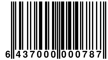 6 437000 000787