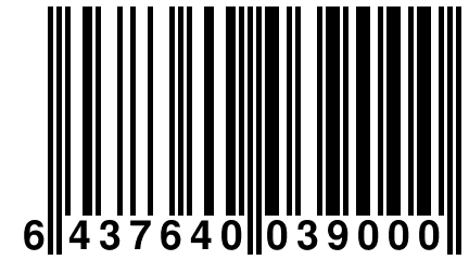 6 437640 039000