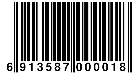 6 913587 000018