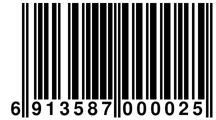 6 913587 000025