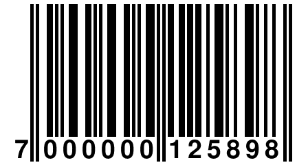 7 000000 125898