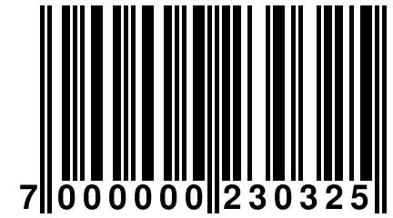 7 000000 230325