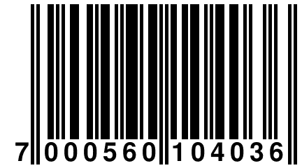 7 000560 104036