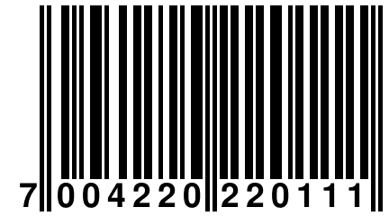 7 004220 220111