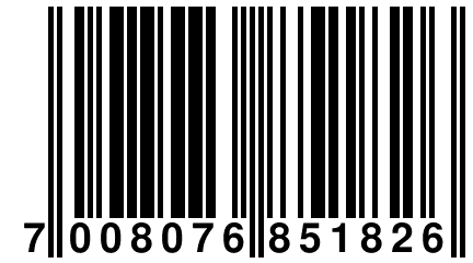 7 008076 851826