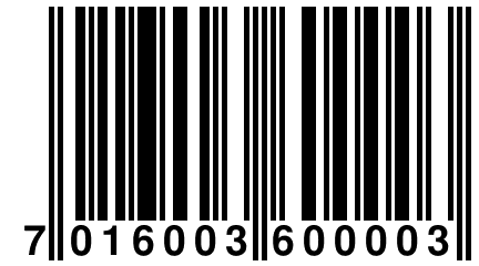7 016003 600003