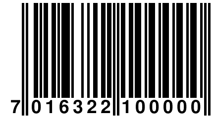 7 016322 100000
