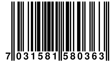 7 031581 580363
