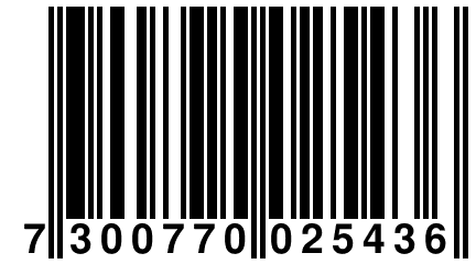 7 300770 025436