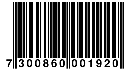 7 300860 001920