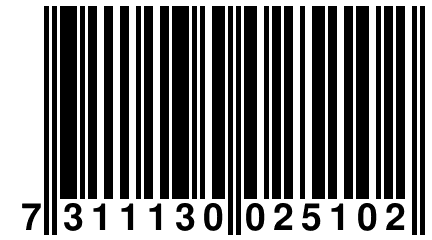 7 311130 025102