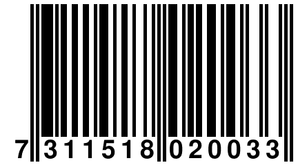 7 311518 020033