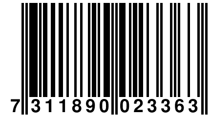 7 311890 023363