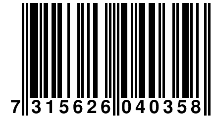 7 315626 040358