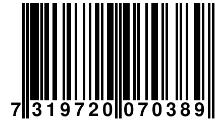 7 319720 070389