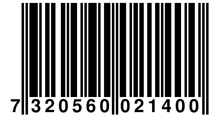 7 320560 021400