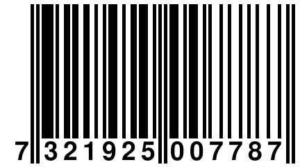 7 321925 007787