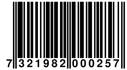 7 321982 000257