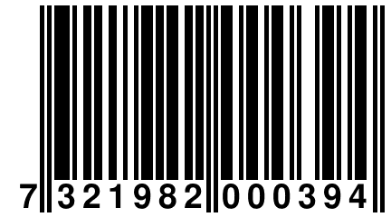 7 321982 000394