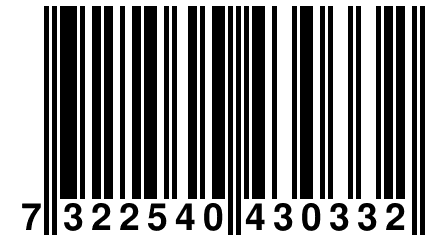 7 322540 430332
