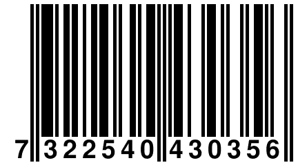 7 322540 430356