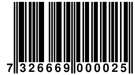 7 326669 000025