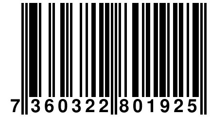 7 360322 801925