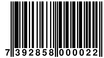 7 392858 000022