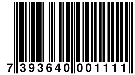 7 393640 001111