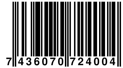 7 436070 724004