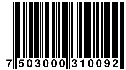 7 503000 310092