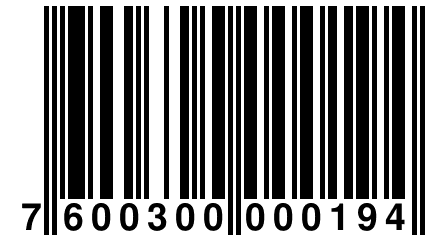 7 600300 000194