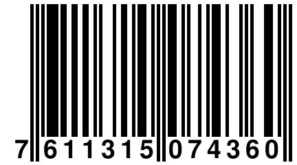 7 611315 074360