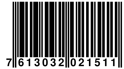 7 613032 021511