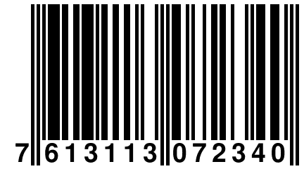 7 613113 072340